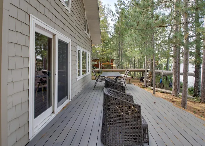 Dock + Fire Pit: Lakefront Cabin In Deer River!